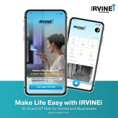 Enhancing Home Security with the Best IoT Hubs 2024 : Spotlight on the IRVINEi Smart AI Oval Doorbell.